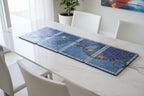 Azure Vine Symphony Placemats