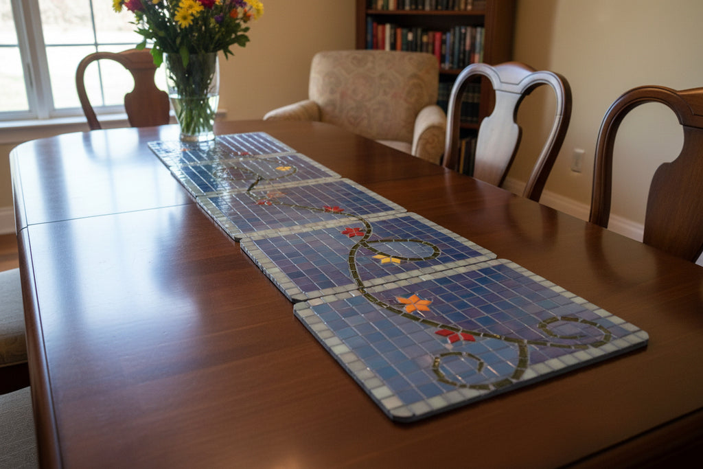 Azure Vine Symphony Placemats
