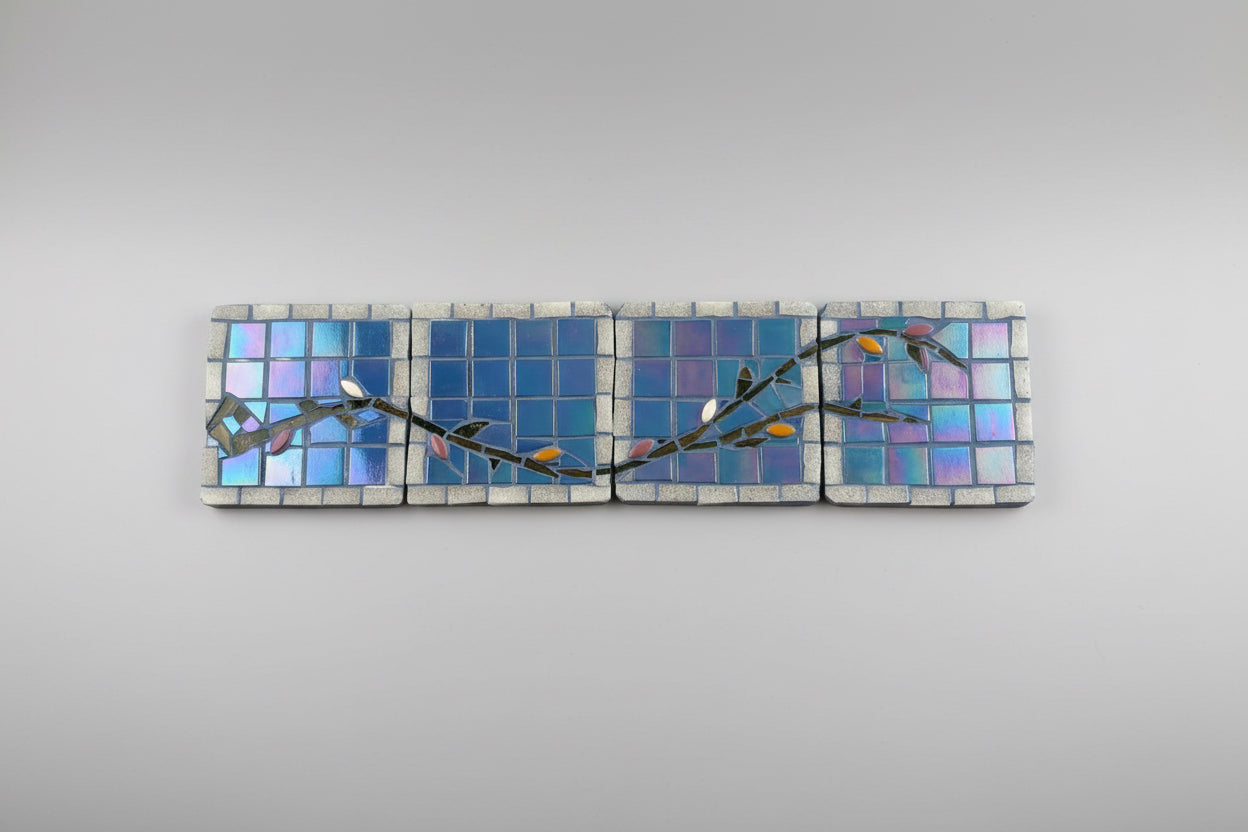 Azure Vine Symphony Coasters