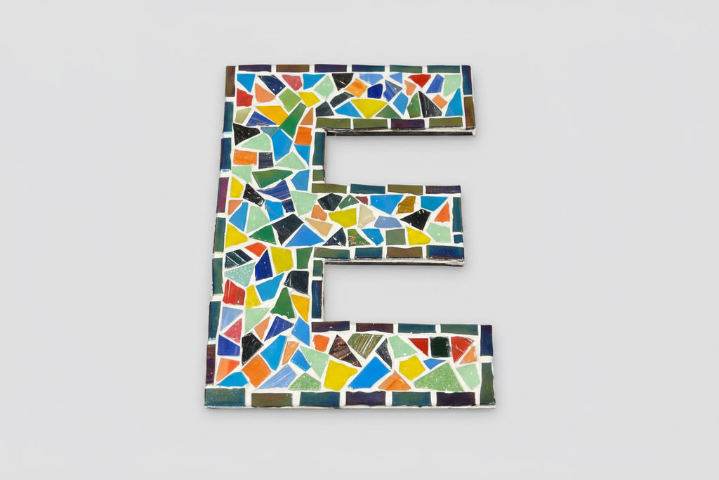 Vibrant Letter E